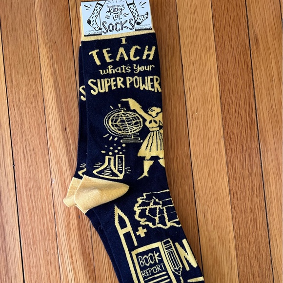 SPECIAL TEACHER SOCKS BRAND NEW - Picture 1 of 3